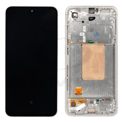 LCD Display SAMSUNG S721B GALAXY S24 FE 5G GH82-35848B SILVER ORIGINAL SERVICE PACK