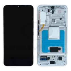 LCD Display SAMSUNG S901 GALAXY S22 5G WHITE WITH FRAME EU [OLED SOFT 6.1]