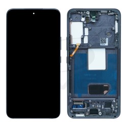 LCD Display SAMSUNG S901 GALAXY S22 5G BLACK WITH FRAME EU [OLED SOFT 6.1]