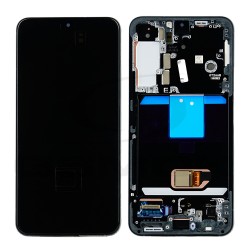 LCD Display SAMSUNG S901 GALAXY S22 5G GRAPHITE GRAY WITH FRAME GH82-27520E GH82-27521E ORIGINAL SERVICE PACK