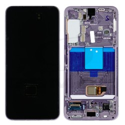 LCD Display SAMSUNG S901 GALAXY S22 5G VIOLET WITH FRAME GH82-27520G GH82-27521 ORIGINAL SERVICE PACK