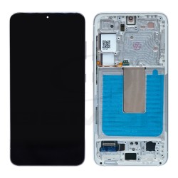 LCD Display SAMSUNG S911 GALAXY S23 WHITE WITH FRAME EU [OLED SOFT 6.1]