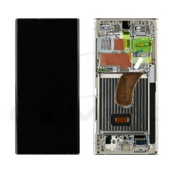 LCD Display SAMSUNG S918 GALAXY S23 ULTRA LIGHT SKY BLUE / LIME WITH FRAME GH82-30465G GH82-30466G ORIGINAL SERVICE PACK