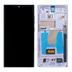 LCD Display SAMSUNG S918 GALAXY S23 ULTRA PURPLE WITH FRAME EU [OLED SOFT RMORE 6.8]