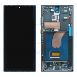 LCD Display SAMSUNG S918 GALAXY S23 ULTRA GREEN WITH FRAME EU [OLED SOFT RMORE 6.8]