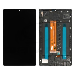 LCD DISPLAY SAMSUNG T220 T227 GALAXY TAB A7 LITE 8.7 2021 BLACK WITH FRAME