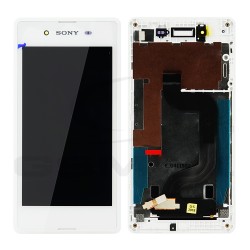 LCD Display SONY XPERIA E3 D2202 D2203 D2206 D2243 WITH FRAME WHITE A/8CS-59080-0002 ORIGINAL SERVICE PACK