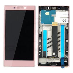 LCD Display SONY XPERIA L2 H3311 H3321 H4311 H4331 WITH FRAME PINK A/8CS-81030-0003 U50064911 ORIGINAL SERVICE PACK