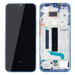 LCD Display XIAOMI MI 10 LITE 5G WITH FRAME AURORA BLUE 56000300J900 ORIGINAL SERVICE PACK