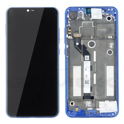 LCD Display XIAOMI MI 8 LITE WITH FRAME YOUTH GRAY 561010010033 ORIGINAL SERVICE PACK