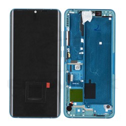 LCD Display XIAOMI MI NOTE 10 WITH FRAME GREEN 56000100F400 ORIGINAL SERVICE PACK
