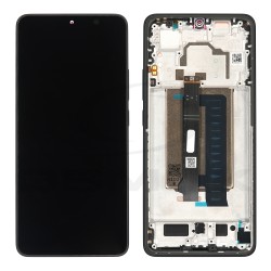 LCD Display XIAOMI XIAOMI POCO X6 PRO 5G WITH FRAME BLACK 560002N11A00 ORIGINAL SERVICE PACK