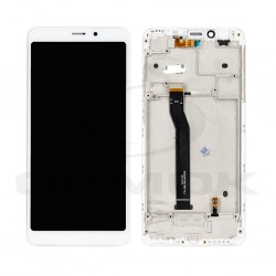 LCD Display XIAOMI REDMI 6/6A WHITE WITH FRAME AND SENSOR