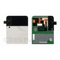 LCD Display SAMSUNG F711 GALAXY Z FLIP 3 WHITE WITH BATTERY COVER GH97-26773F ORIGINAL SERVICE PACK