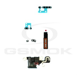BOTTOM SPEAKER MESH SET IPHONE 15 BLACK