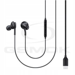 EARPHONES SAMSUNG AKG USB-C IC100BB GP-OAU021AMDBW BLACK ORIGINAL
