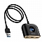 ADAPTER HUB USB-A USB-C BASEUS SQUARE ROUND 4XUSB MICRO USB CAHUB-AY01 BLACK