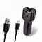 CAR CHARGER MAXLIFE 2.4A 2XUSB + MICRO USB CABLE FAST CHARGE BLACK
