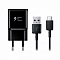 WALL CHARGER SAMSUNG EP-TA20EBE + USB-C CABLE EP-DG950CBE 2A FAST CHARGER BLACK BULK