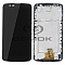 LCD + TOUCH PAD COMPLETE LG K10 K420N BLACK WITH FRAME NO LOGO