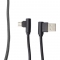 CABLE USB MICRO USB TYP L BLACK 1M CABLE USB MICRO USB TYP L BLACK 1M