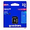 MEMORY CARD GOODRAM MICRO SD 32GB WITH ADAPTER 10 CLASS UHS I M1AA-0320R12