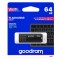 PENDRIVE GOODRAM UME3 64GB USB 3.0 BLACK UME3-0640K0R11