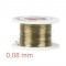 MOLYBDENUM CUTTING WIRE GOLD 0,08MM 100M