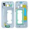 MIDDLE COVER SAMSUNG A520 GALAXY A5 2017 SILVER BLUE GH96-10623C ORIGINAL SERVICE PACK