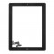 TOUCH PAD IPAD 2 (A1395, A1396, A1397) BLACK WITH STICKER AND HOME