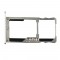 SIM CARD AND MEMORY CARD HOLDER LENOVO K6 NOTE WHITE 5M88C06742 ORIGINAL