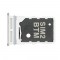 SIM CARD HOLDER SAMSUNG A805 GALAXY A80 SILVER GH98-44244B [ORIGINAL]