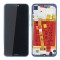 LCD + TOUCH PAD COMPLETE HUAWEI P20 LITE WITH FRAME AND BATTERY BLUE 02351VUV 02351XUA 02352CCK ORIGINAL SERVICE PACK