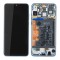 LCD + TOUCH PAD COMPLETE HUAWEI P30 LITE MAR-LX1A WITH FRAME AND BATTERY BLUE 02352RQA ORIGINAL SERVICE PACK