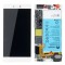 LCD + TOUCH PAD COMPLETE HUAWEI P8 GRA-L09 WITH FRAME AND BATTERY WHITE 02350GRS ORIGINAL SERVICE PACK