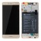 LCD + TOUCH PAD COMPLETE HUAWEI Y7 DUAL TRT-L21 WITH FRAME AND BATTERY GOLD 02351GEQ 02351HSA ORIGINAL SERVICE PACK
