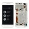 LCD + TOUCH PAD COMPLETE LENOVO K5 WHITE WITH FRAME