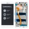 LCD + TOUCH PAD COMPLETE LENOVO K6 NOTE WHITE WITH FRAME 5D68C06716 ORIGINAL SERVICE PACK