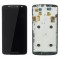 LCD + TOUCH PAD COMPLETE MOTOROLA MOTO X PLAY XT1562 BLACK WITH FRAME