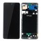 LCD + TOUCH PAD COMPLETE SAMSUNG A715 GALAXY A71 BLACK WITH FRAME [INCELL]