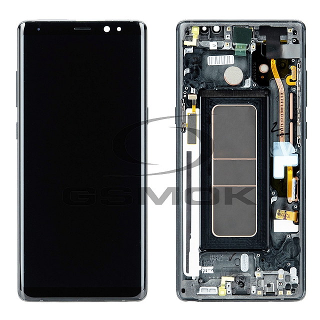 GSMOK LCD + TOUCH PAD COMPLETE SAMSUNG N950 GALAXY NOTE 8 BLACK WITH